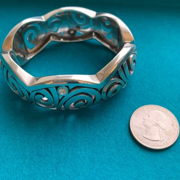Brighton Silver Scrollwork Bracelet - Picture 5 of 7